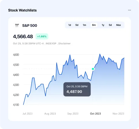 Dividend watchlist visual displaying monitored stock payouts for equity and CFD investors
