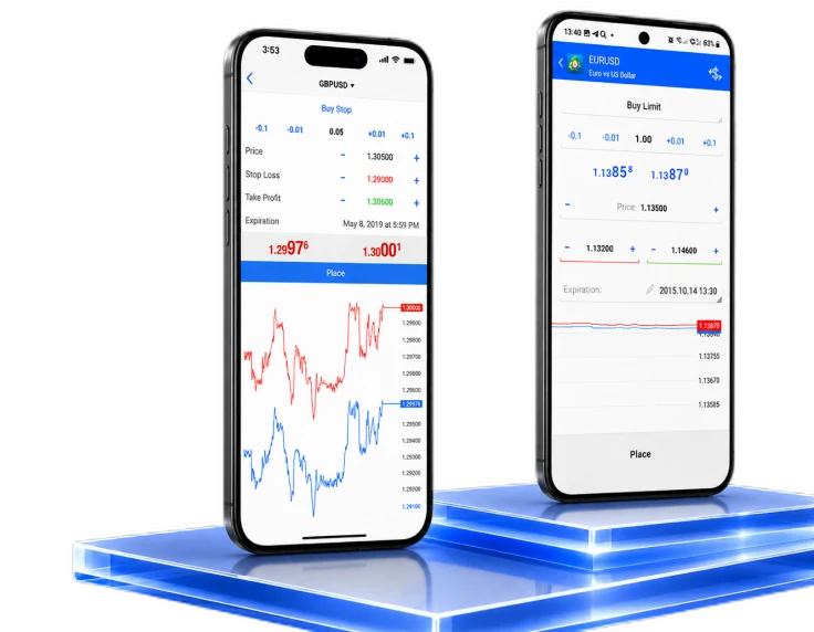 MetaTrader 4 app on tablet and mobile devices